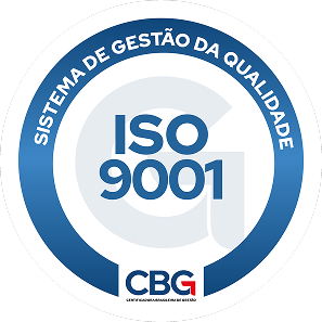 ISO 9001 · CBG — Sistema de gestão da qualidade certificado conforme ABNT NBR ISO 9001:2015. Validade do certificado: 06/10/2027. Não é certificação de todos os produtos.